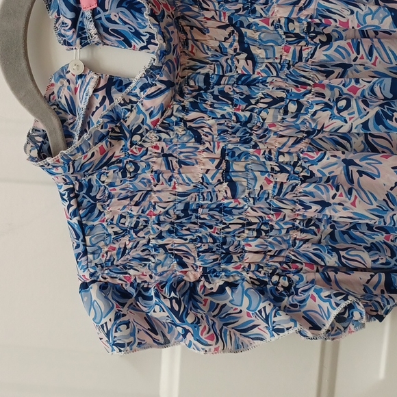 SALE NEW Simply Southern leaf smock dress NWT - Picture 5 of 8